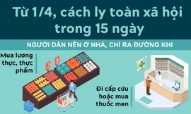 Việt Nam 'cách ly toàn xã hội' trong 15 ngày