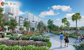 Khai Sơn Town mang đến một không gian sống trong lành và mang đậm tính thẩm mỹ với nghệ thuật sắp xếp, bố trí cảnh quan