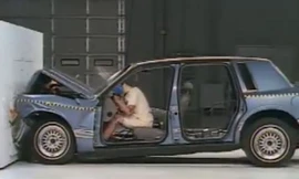 Va đập trong trường hợp không đeo dây an toàn. Ảnh từ video.