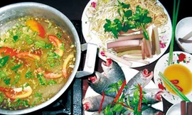 Lẩu cá rô, bông súng chữa yếu sinh lý