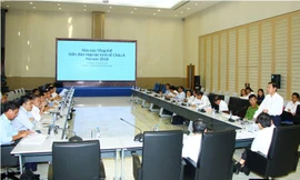 Toàn cảnh buổi làm việc của ban tổ chức