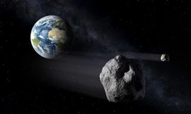Hình ảnh mô phỏng về các vật thể gần Trái Đất. (Ảnh: NASA)