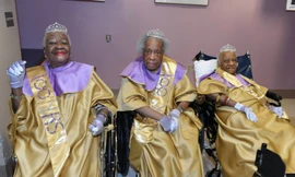 Từ trái sang: Lucille Watson, Carolyn Burton và Caroline Binns. Ảnh: NYP.