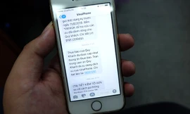 Sau khi cập nhật thông tin thành công, sẽ có một tin nhắn xác nhận được nhà mạng gửi tới khách hàng. Ảnh: Trọng Đạt