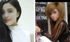 Bức ảnh trước và sau của hot girl Sài thành gây bão cộng đồng mạng mấy ngày vừa qua. 