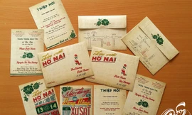Thiệp cưới độc đáo lấy cảm hứng Sài Gòn những năm 50-60.