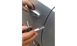 Dụng cụ dùng để phá khóa và trộm xe. Ảnh từ video.