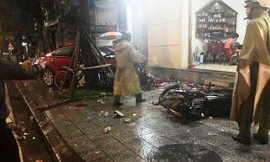 Hiện trường vụ tai nạn kinh hoàng