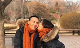 MC Nguyễn Hoàng Linh và bạn trai tình tứ ngọt ngào ở Hàn Quốc