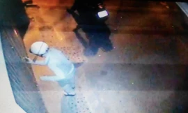 Ảnh ghi lại hệ từ hệ thống camera của gia đình chị V