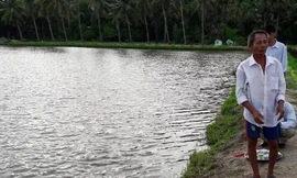 Vuông tôm nơi 3 cháu nhỏ tử vong