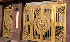 Ngắm những cánh cổng tiền tỷ của đại gia Hà Nội