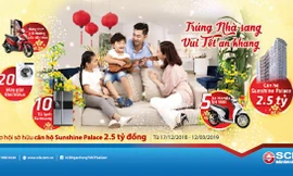 SCB triển khai quay số đợt 2 CTKM ‘trúng nhà sang – vui tết an khang’