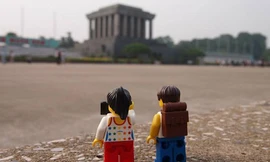 Chùa Một Cột, biển Hội An... trên bộ ảnh lego gây sốt