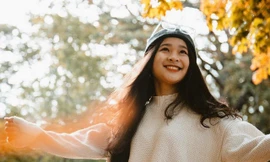 Kim Khánh đang du học tại Canada