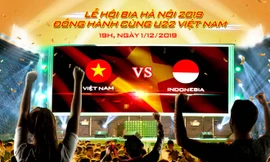 Người hâm mộ bóng đá có cơ hội xem trận đấu Việt Nam – Indonesia tại Lễ hội Bia Hà Nội 2019 