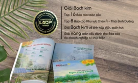 Báo cáo thường niên HDBank đạt giải bạch kim quốc tế 