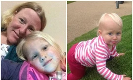 Cô con gái Molly của chị Jane suýt tử vong vì nuốt phải cục pin nhỏ xíu.