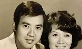 Vợ chồng nghệ sĩ Bảo Quốc khi còn trẻ.