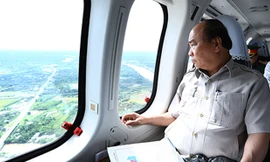 2 giờ thị sát miền Tây trên trực thăng của Thủ tướng