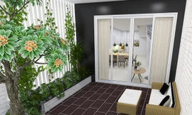 Tư vấn xây nhà 4 tầng có sân vườn ở Sài Gòn chỉ 900 triệu