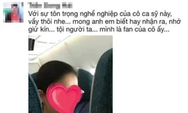 Nữ ca sĩ cho con tè vào túi nôn trên máy bay A350?