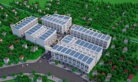 Phối cảnh tổng thể của dự án nhìn từ trên cao