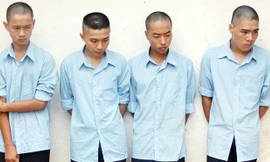 Các đối tượng Hiệp, Lực, Công, Anh (thứ tự từ trái qua)