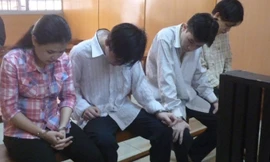 Các bị cáo tại tòa