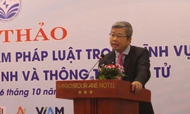 Ông Nguyễn Thanh Lâm, Cục trưởng Cục PT, TH &TTĐT, mong muốn thông tư sẽ góp phần nâng cao chất lượng thông tin cho trẻ em trên các phương tiện truyền thông đại chúng.