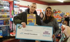 Anh Donald Louis Savastano mới nhận giải triệu đô tháng trước nhưng đã qua đời sau 3 tuần vì ung thư. Ảnh: Pulselive.