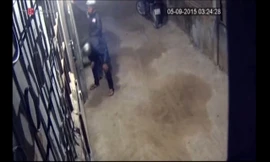 Sáu thanh niên dàn trận giữa đêm trộm xe Air Blade