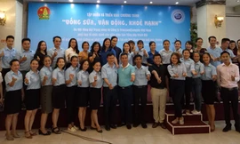 Gần 40 tổng phụ trách đội các trường tiểu học tham gia buổi tập huấn