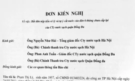 Sống giữa Thủ đô, hai cụ già 7 tháng không có nước