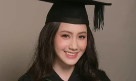 Hot girl gốc Việt tài năng đẹp rạng ngời trong lễ tốt nghiệp tại Anh