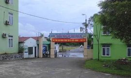 Trường Trung cấp nghề Hưng Đô, nơi xảy ra vụ sai phạm. Ảnh: Lê Hoàng.