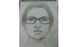 Hình ảnh nghi can bắt cóc trẻ sơ sinh tại Bệnh viện quận 7 được họa sĩ phác họa