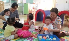 Dự thảo mới quy định trẻ 3 tháng tuổi được đến lớp (ảnh minh họa)