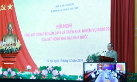 Thứ trưởng Bộ Tài chính Đỗ Hoàng Anh Tuấn phát biểu chỉ đạo Hội nghị