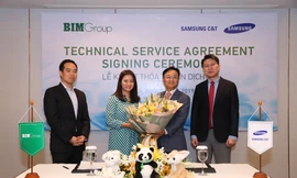 Bim Group kí kết thỏa thuận dịch vụ kỹ thuật với Samsung C&T 