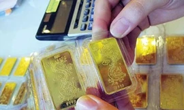 Giá vàng đồng loạt giảm phiên thứ 2