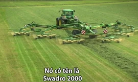 Cỗ máy thu gom cỏ lớn nhất thế giới