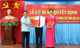 Nhân sự mới Lào Cai, Thái Bình, An Giang, Quảng Nam, Đắk Lắk