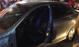 Hiện trường xảy ra vụ tai nạn giao thông. Ảnh N.N