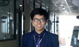 Mạnh Linh mới tốt nghiệp THPT chuyên Hà Nội - Amstrerdam và sắp trở thành sinh viên ĐH Yale, Mỹ. Ảnh: IVMUN.