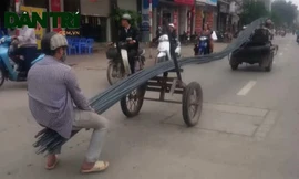 "Siêu xe" chạy băng băng trên đường Kim Giang...