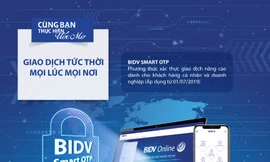BIDV triển khai Smart OTP, đảm bảo an toàn chuyển tiền 