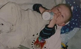 Cậu bé Junior hồi nhỏ. Ảnh: News.com.au