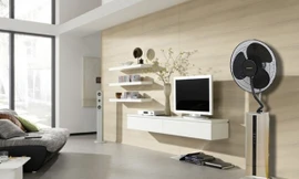 Quạt phun sương có cấu tạo không khác nhiều so với quạt cây. (ảnh internet).