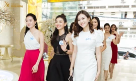 Dàn nhan sắc lọt vào chung khảo phía Bắc Miss World Vietnam 2019 đã có mặt tại Thâm mỹ viện Xuân Hương để được tư vấn và chăm sóc hình thể.